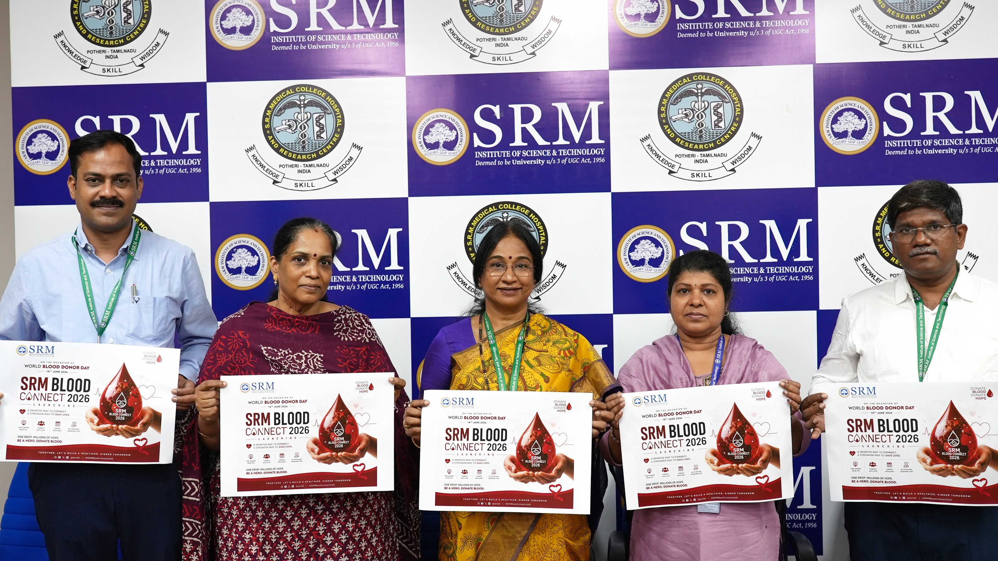 SRM Medical College Hospital & Research Centre Unveils ‘SRM Blood Connect’
