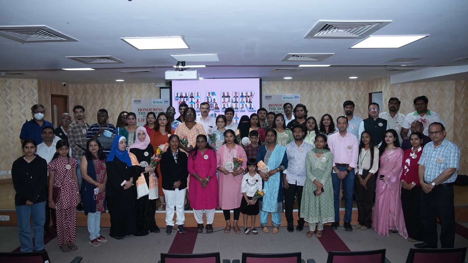Fortis Hospitals Bengaluru honours over 45 organ donors and their families, celebrating the gift of life