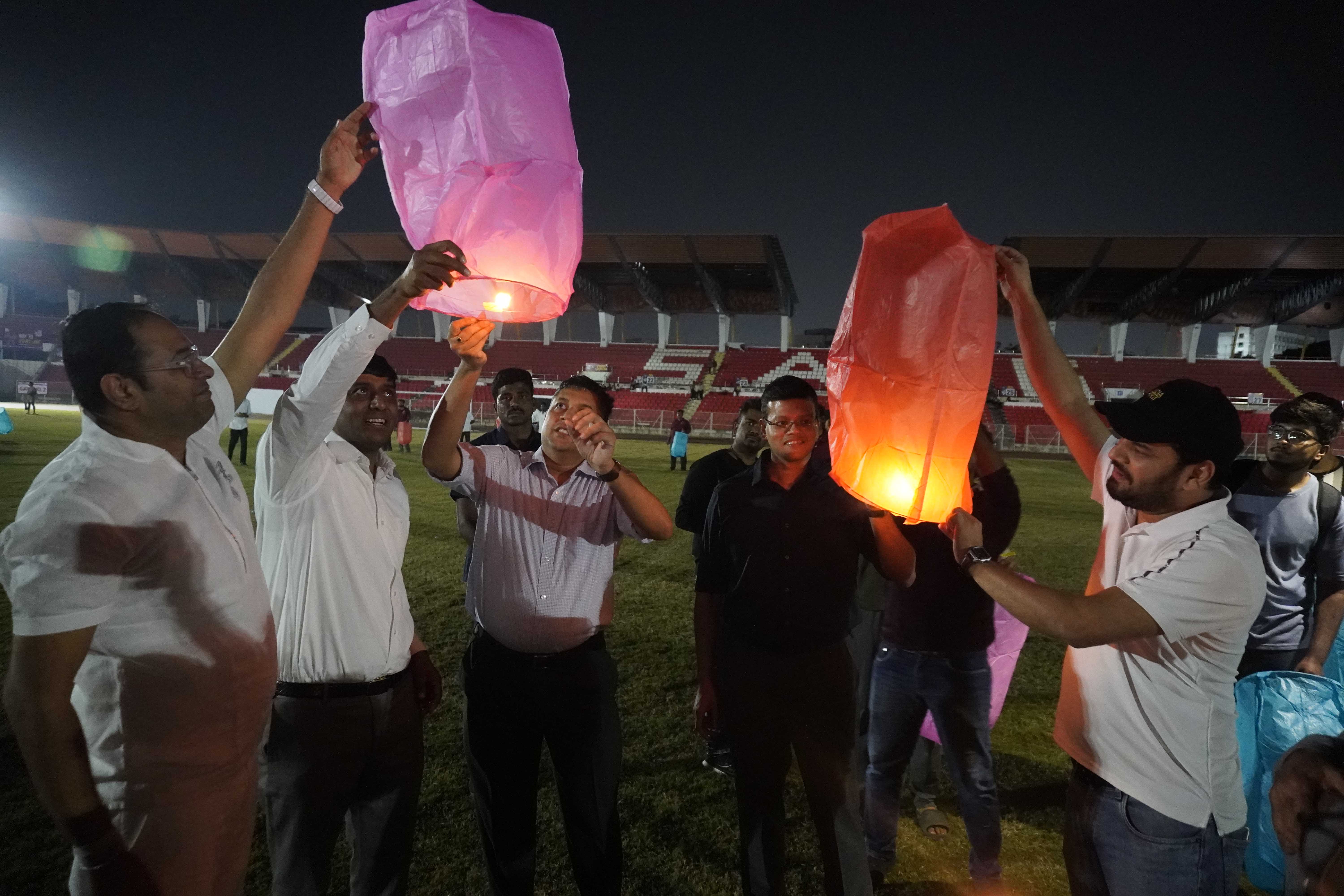 ‘Hope of Light’ Illuminates Gachibowli Stadium Ahead of 9th Global Grace Cancer Run 2026