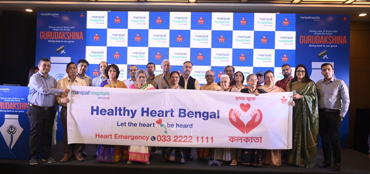 Manipal Hospitals Kolkata Celebrates Teachers Who Shape Generations with ‘Gurudakshina’ Health Summit
