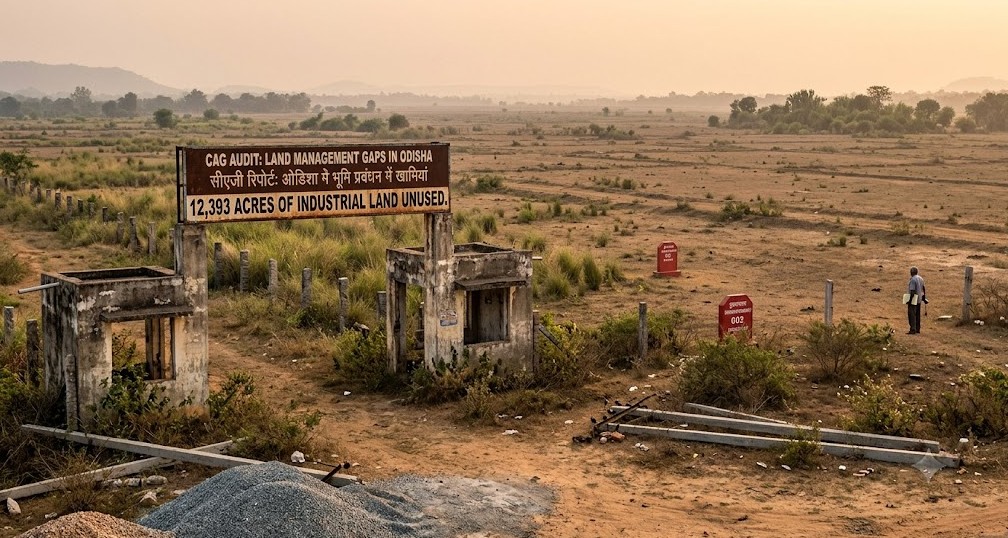 CAG Flags Land Management Gaps In Odisha, 12,393 Acres Of Industrial Land Remain Unused