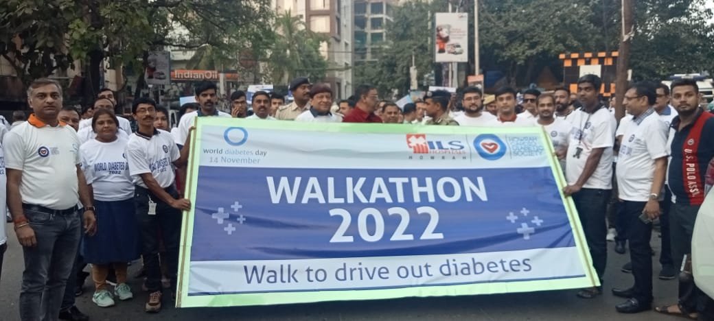 ILS Hospitals, Howrah Organises ‘Walkathon 2022 – Walk To Drive Out Diabetes’